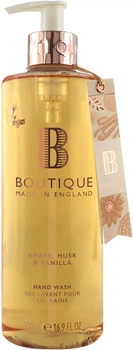 Мило рідке для рук Amber Musk & Vanilla Boutique, 500 мл