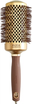 Брашинг термо EXPERT BLOWOUT SHINE Wavy Bristles Gold&Brown Olivia Garden 55мм