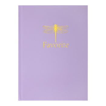 Записна книжка BM.2410-426 FAVOURITE, PASTEL А5 96 арк. кліт, офсет крем, тв.лам.обкл.,бузкова (10)