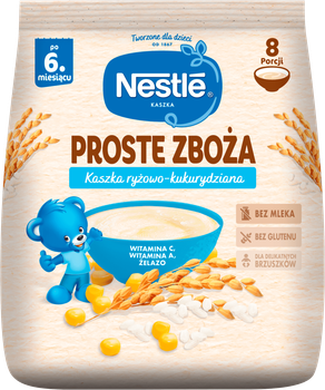 Безмолочна Рисово-кукурудзяна каша, для дітей з 6 місяців, TM Nestlé 144 грам