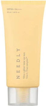 Солнцезащитный крем с эффектом осветления и сияния Needly Vita C Glow Tone Up Sun SPF 50+, 50 мл