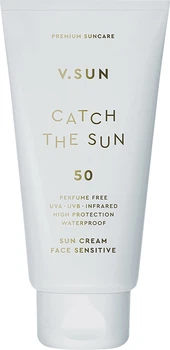 Солнцезащитный крем для лица Sun Cream Face Sensitive SPF 50 Perfume Free V.Sun, 75 мл