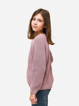 Детский свитер для девочки ARTKNIT Mari 27438 116-122 см Розовый (4823093442597)
