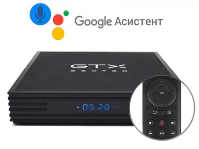 Смарт ТВ приставка GTX-R10i Pro 4/64Gb Голос
