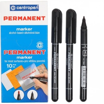 Маркер CENTROPEN тонкий перманентний чорний 2846