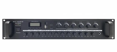 Трансляционный усилитель мощности SKY SOUND SA-200W (6-ZONE)