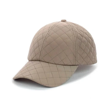 Стёганая кепка на флисе (Крупный стежок) One-size 56-57 см Мокко
