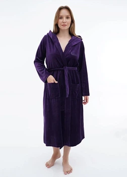 Халат Wild Love фиолетовый 3XL 21673-02