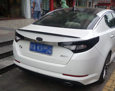 Спойлер багажника Kia Optima чорний глянець (10-13 р.в.)