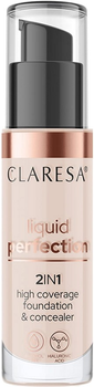 Тональний крем та консилер Claresa 2в1 Liquid Perfection 103 Cool Medium 34 г (5903819817683)