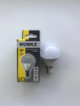 Світлодіодна лед LED лампа 5W 5Вт Е14 4000К нейтральне біле денне світло ff001