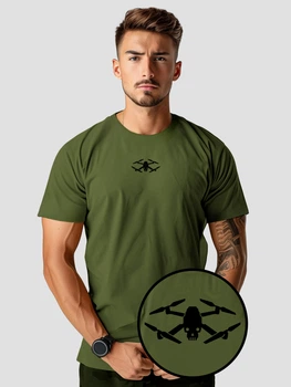 Футболка мужская Dubhumans Drone Skull Хаки 3XL (DRS-TM-KH-3XL)