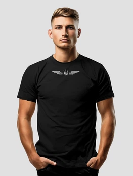 Футболка чоловіча Dubhumans Wings of Liberty 3 Чорний 3XL (WOL3-TM-B-3XL)