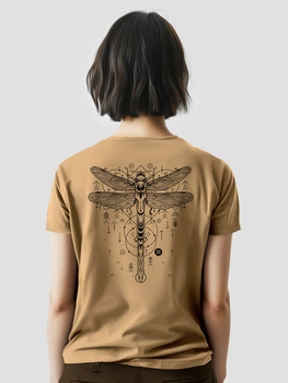 Футболка жіноча Dubhumans Dragonfly Капучіно S (DRG-TW-CAP-S)