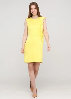 Платье женское Mango 61067029-12 L Желтый