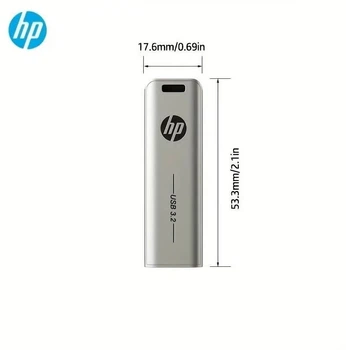 Флеш память USB HP 128GB USB 3.2 Silver