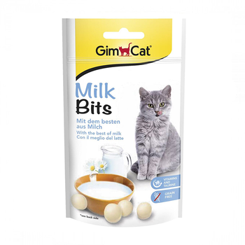 Витаминизированное лакомство для кошек GimCat MilkBits с молоком 40 г
