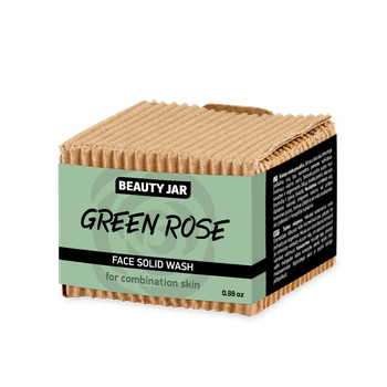 Тверде мило для обличчя Зелена Троянда Beauty Jar 25 г 4751030835129