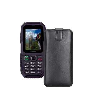 Витяжка з екошкіри для телефону Sigma X-treme St68 Чорний