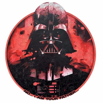 Фигурный деревянный пазл Star Wars Дарт Вейдер L