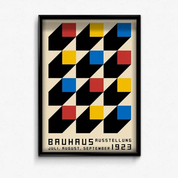 Постер в рамке BAUHAUS block А4