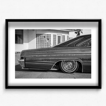 Постер в рамке old school low ride А4