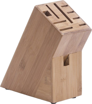 Подставка для ножей Zeller бамбуковая 22 x 22 x 9 см (4003368253190)