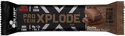 Протеїнові батончики Olimp Protein Xplode Bar Подвійний шоколад 40 г х 25 шт (5901330094507)