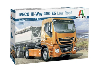 Збірна модель 1/24 вантажний автомобіль Iveco HI-WAY 480 E5 Low Roof Italeri 3928