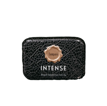 Конфеты Compass Intense Black Menthol Mints (ментол) без сахара, 20 г
