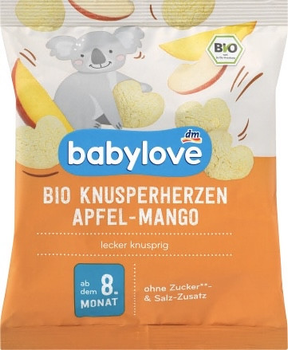 Печиво органічне кукурудзяно-фруктове Babylove, яблуко-манго, 30гр