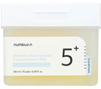 Пады Numbuzin No.5 Vitamin Niacinamide Concentrated Pad с Витаминами и Ниацинамидом 70 шт (8809652581781)