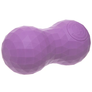 Мяч кинезиологический двойной Duoball (мини валик) SP-Planeta Pro (TPR, размер 13,5x6см, Фиолетовый) (FI-3808_Фиолетовый)