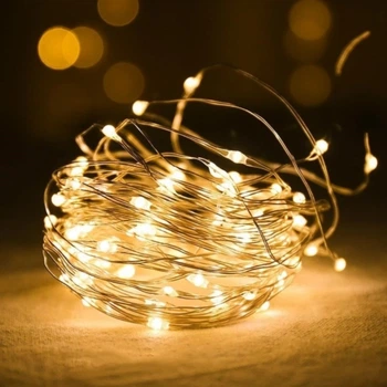 Гирлянда Роса 50 LED желтая 5 м (9133-009)