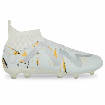 Бути футбольні з носком SP-Sport 2312 розмір 43 White-Silver-Yellow