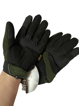 Перчатки с пальчиками Mechanix Wear ХL Олива