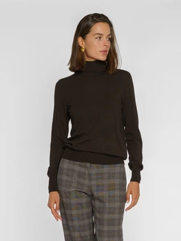 Светр жіночий коричневий Arber Roll-neck WCaddy WTR-144 XS коричневий (W10.29.38.434)