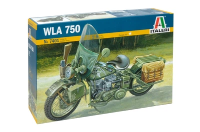 Сборная модель 1/9 мотоцикла WLA 750 Italeri 7401
