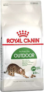 Sucha karma dla dorosłych kotów Royal Canin fhn outdoor z smakiem ptaka 4 kg (3182550707381)