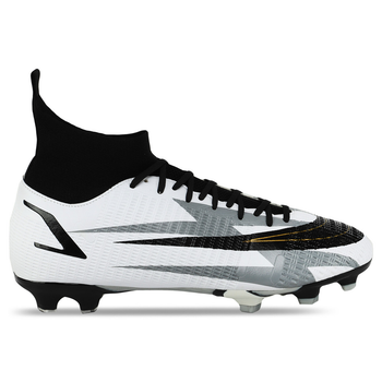 Бутсы футбольные детские с носком SP-Sport 2177 размер 40 White-Grey-Black