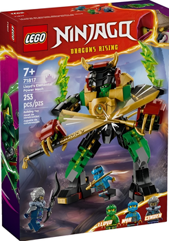 Zestaw klocków LEGO Ninjago: Mech mocy żywiołu Lloyda 253 elementy (71817)