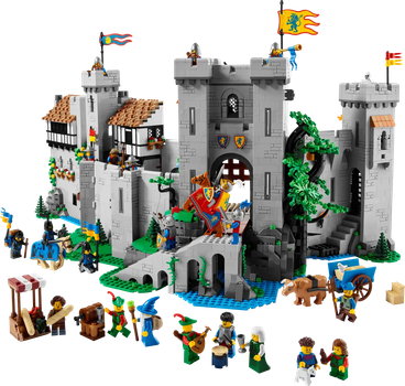 Zestaw klocków LEGO Icons Zamek rycerzy herbu Lew 4514 elementów (10305)