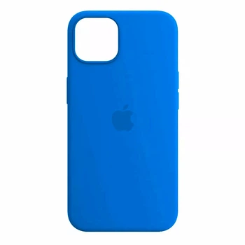 Силиконовий чохол для iPhone 15 Plus Capri Blue FULL 68154