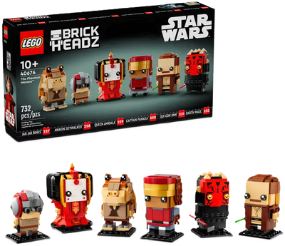 Конструктор LEGO Star Wars BrickHeadz Прихована загроза 732 елемента (40676)