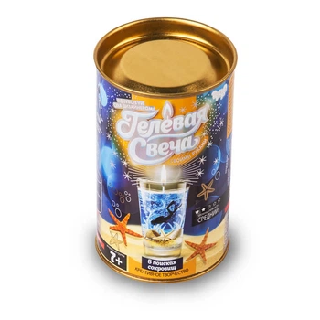 Комплект креативної творчості "Гелева свічка" Danko Toys GS-01-0 У пошуках скарбів