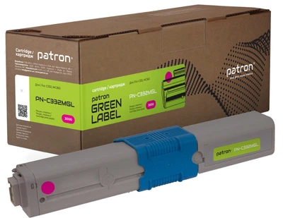 Тонер-картридж Patron Green Label Oki 46508734 Magenta (PN-C332MGL)