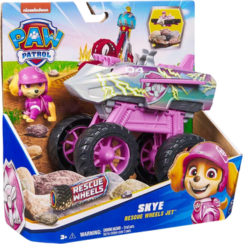 Игровой набор Paw Patrol Щенячий патруль Большой спасательный автомобиль-трансформер с водителем Скай серия Мега колеса (SM17776/6069303) 