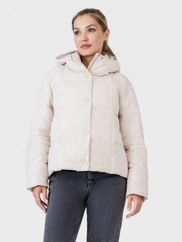 Куртка зимова коротка жіноча Avecs 70532/38 XL Бежева (AV2000000143347)