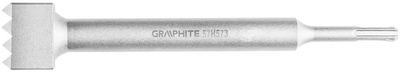 Долото-бучарда Graphite SDS Plus 40 x 40 мм 16 зубов 57H573 (5902062078445)