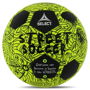 М'яч для вуличного футболу Select V24 STREET-YBK №4.5 Зелено-чорний